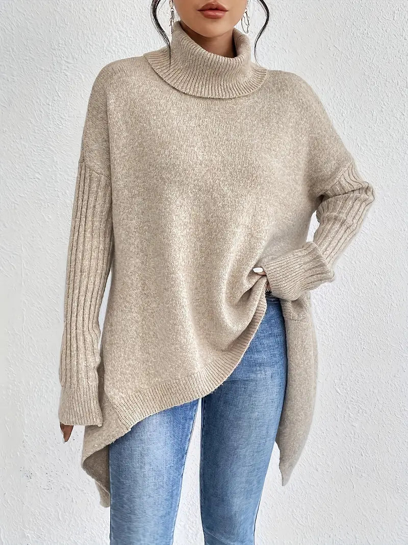 Herlina | Avslappnad polokrage-tröja