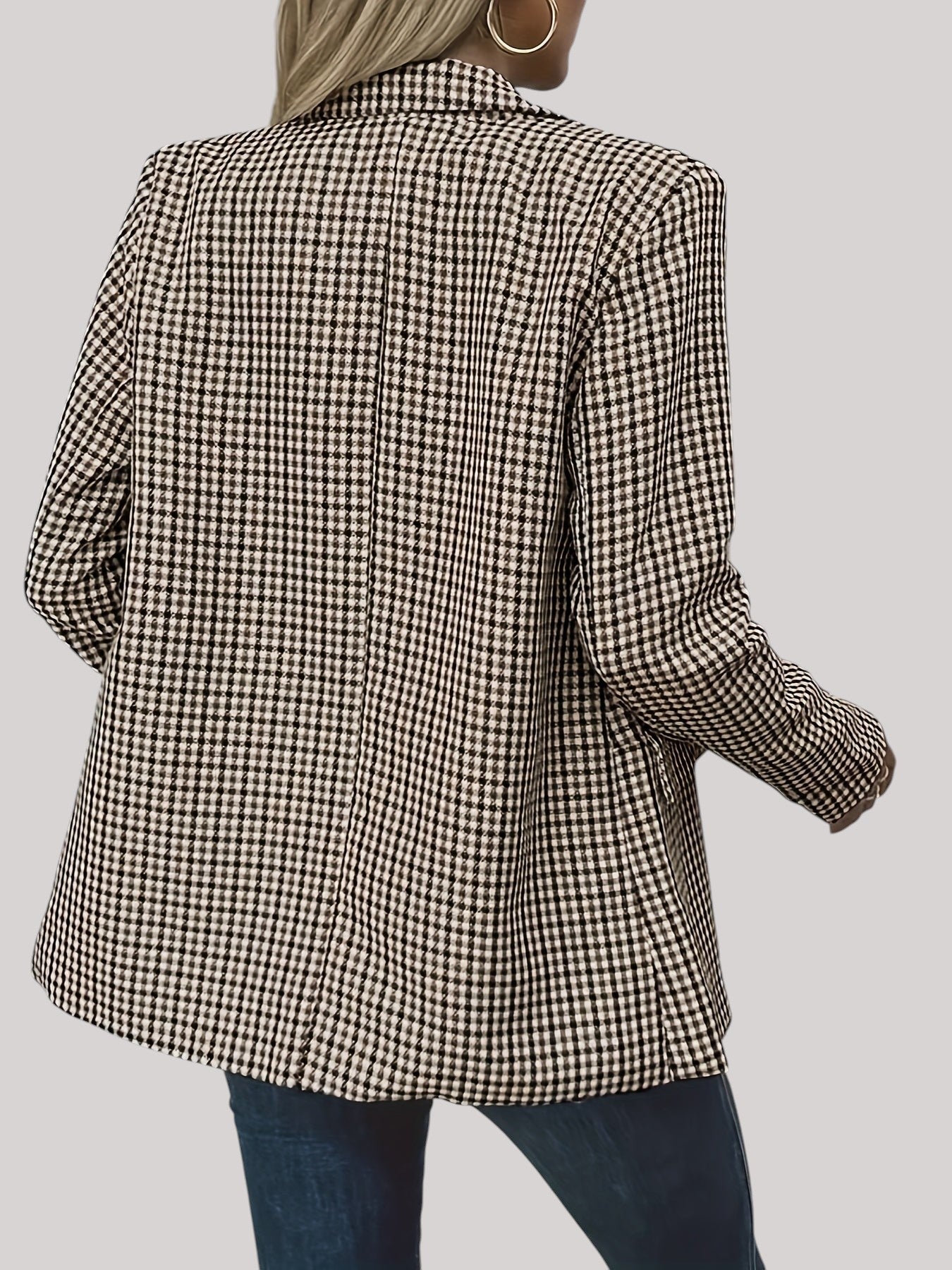 Stockholm Atelier™ - Elegant Rutig kavaj
