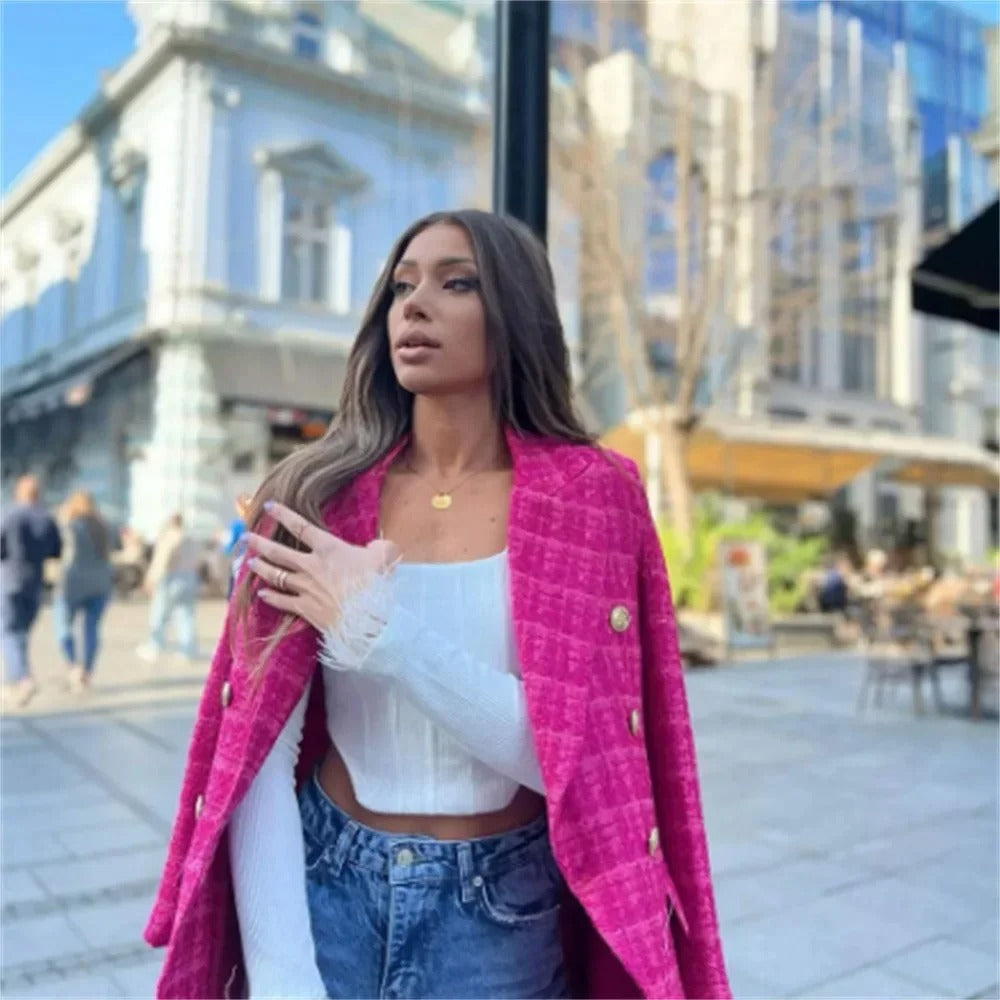 Stockholm Atelier™ - Stylish Tweed Blazer