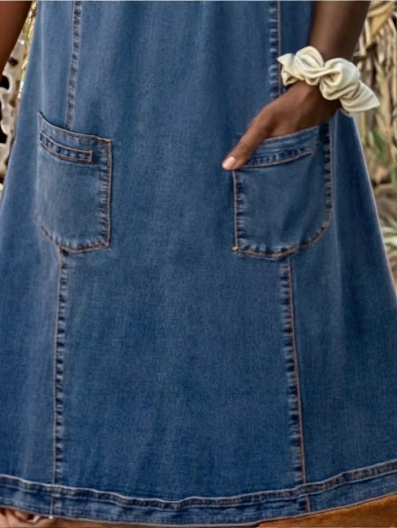 Stockholm Atelier™ | Blød Denim Kjole