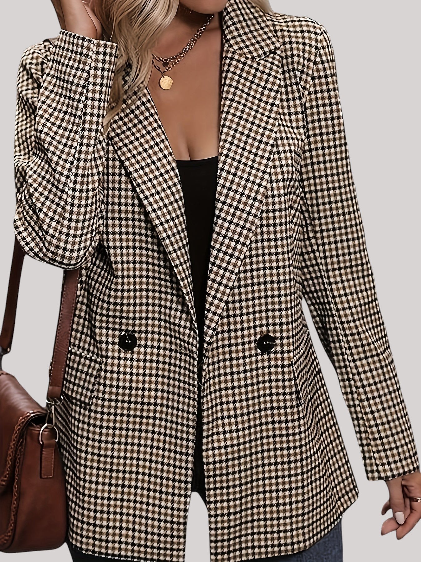 Stockholm Atelier™ - Elegant Rutig kavaj