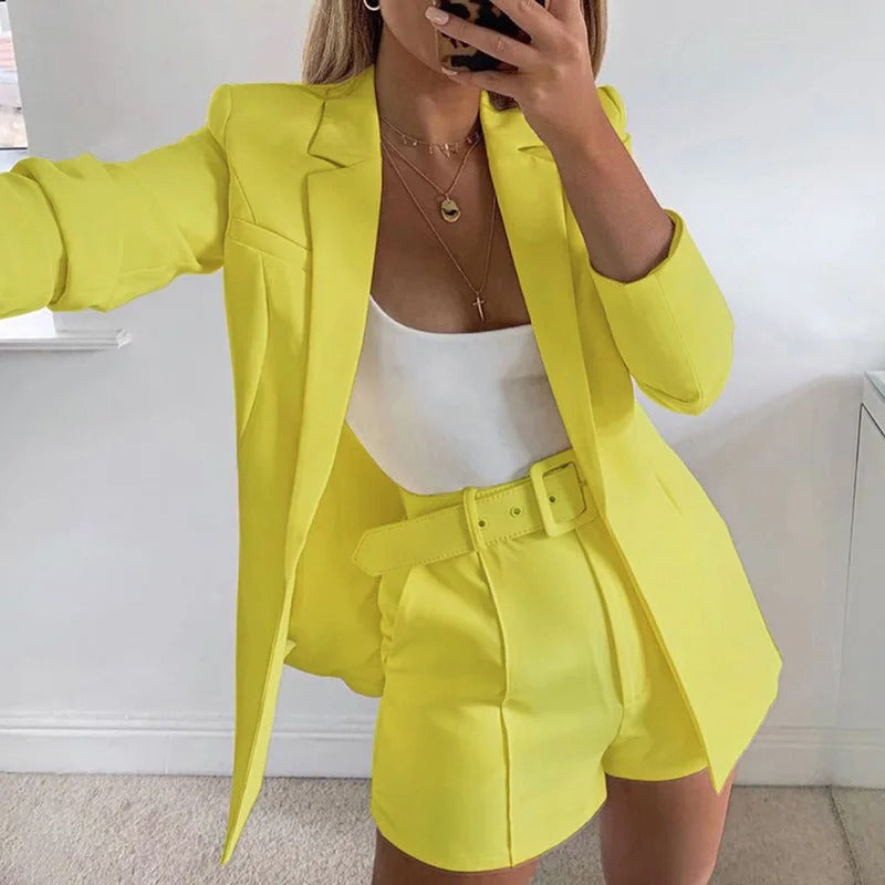 Stockholm Atelier™ - Elegant Two-Piece Suit Set