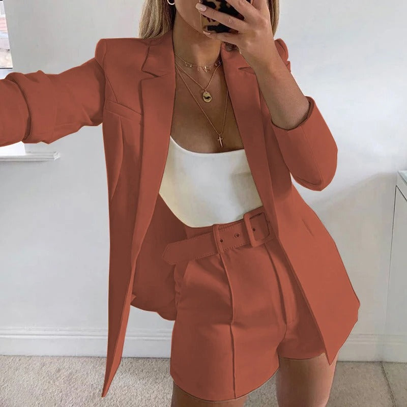 Stockholm Atelier™ - Elegant Two-Piece Suit Set