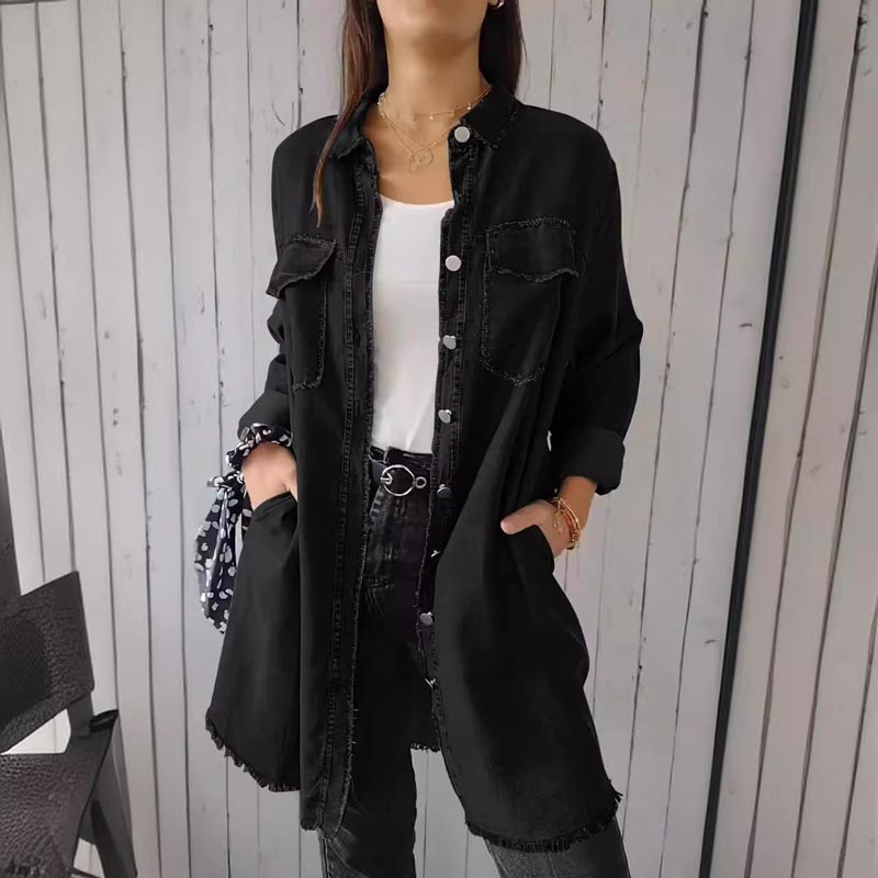 Stockholm Atelier™ - Trendy Oversized Denim Blazer