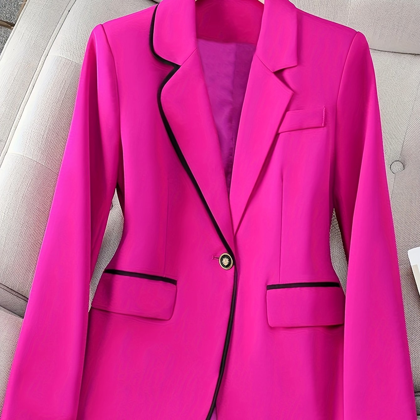 Stockholm Atelier™ - Elegant Long Sleeve Blazer