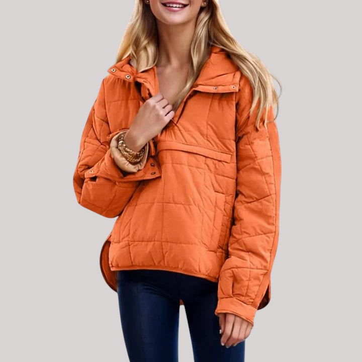 Ebella – Vattentät oversize hoodiejacka med huva