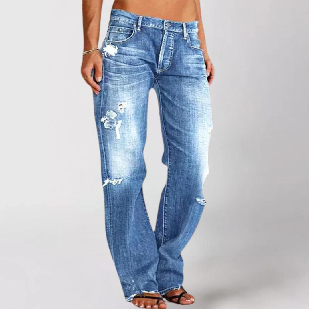 Stockholm Atelier™ | Loose Wide-Leg Denim Jeans