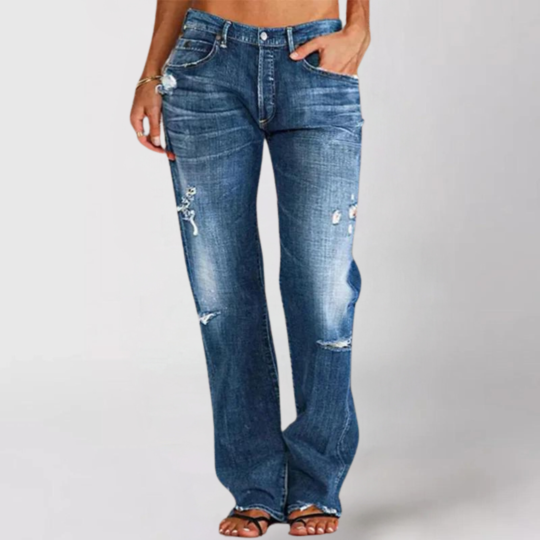 Stockholm Atelier™ | Loose Wide-Leg Denim Jeans