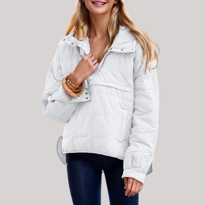 Ebella – Vattentät oversize hoodiejacka med huva