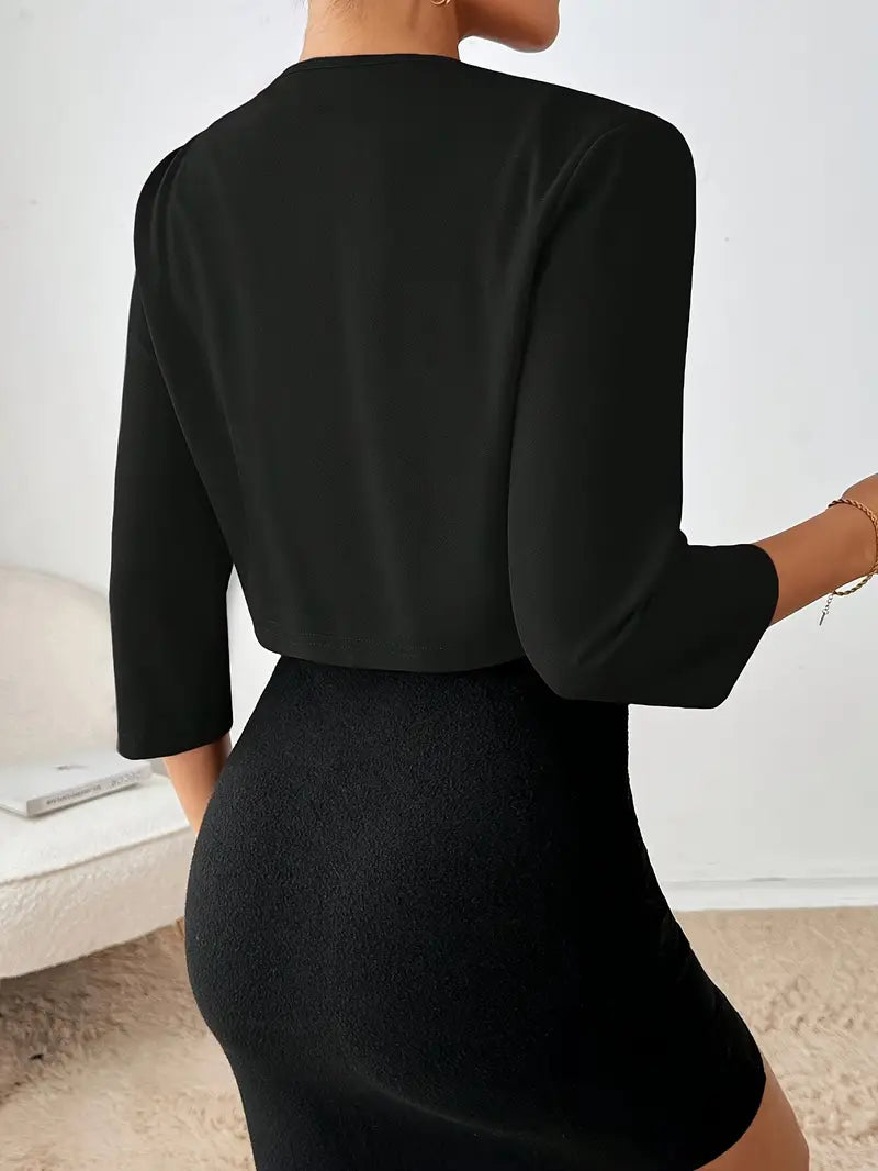 Stockholm Atelier™ - Stylish Pleated Collar Blazer