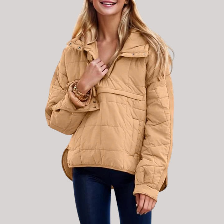 Ebella – Vattentät oversize hoodiejacka med huva