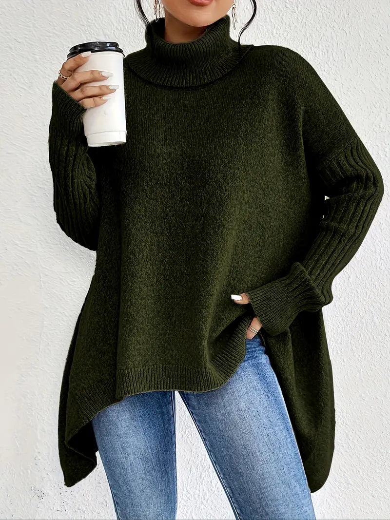 Herlina | Avslappnad polokrage-tröja