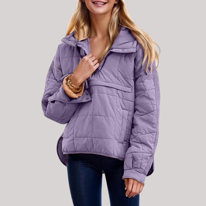 Ebella – Vattentät oversize hoodiejacka med huva
