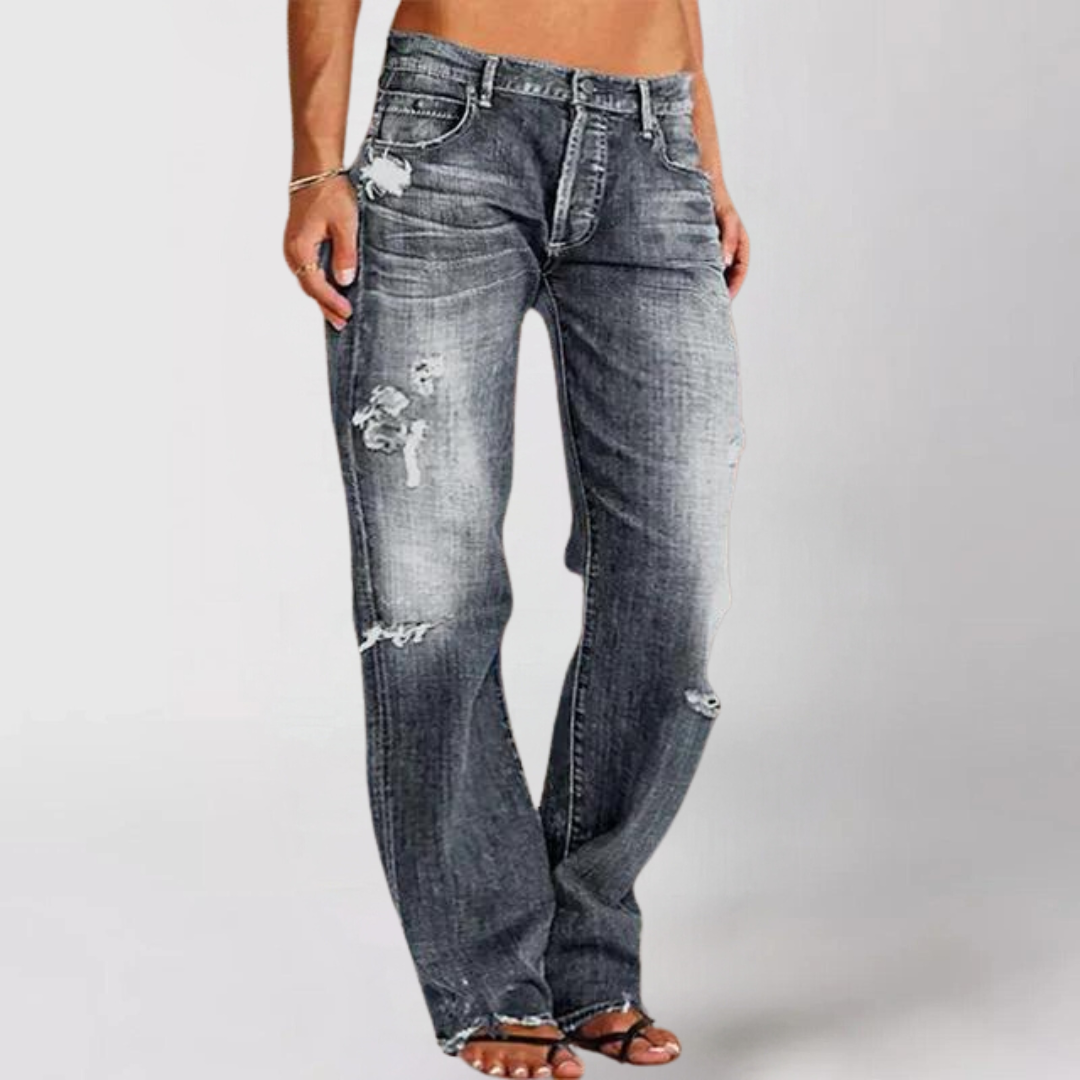 Stockholm Atelier™ | Loose Wide-Leg Denim Jeans