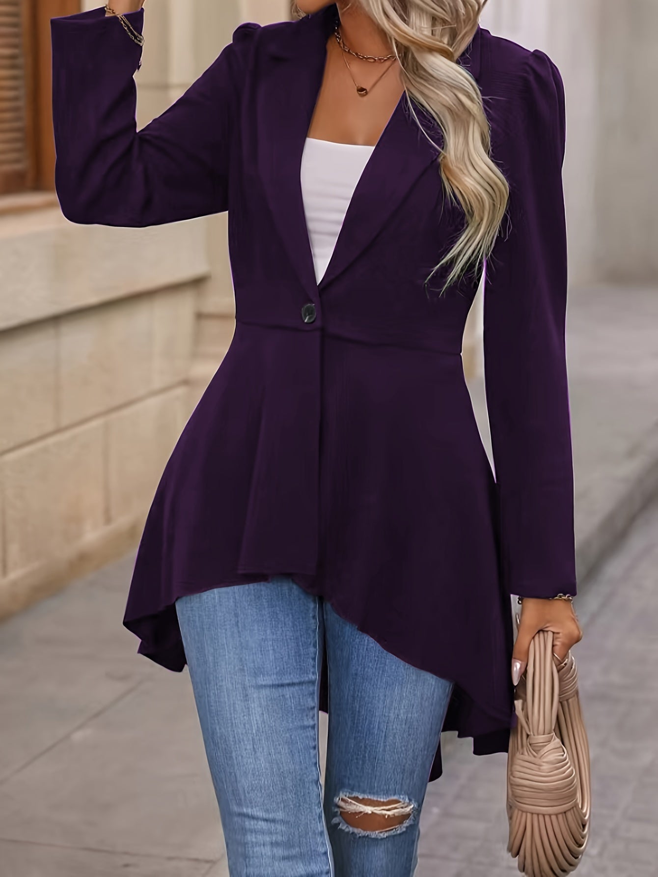 Stockholm Atelier™ - Elegant Flare Blazer