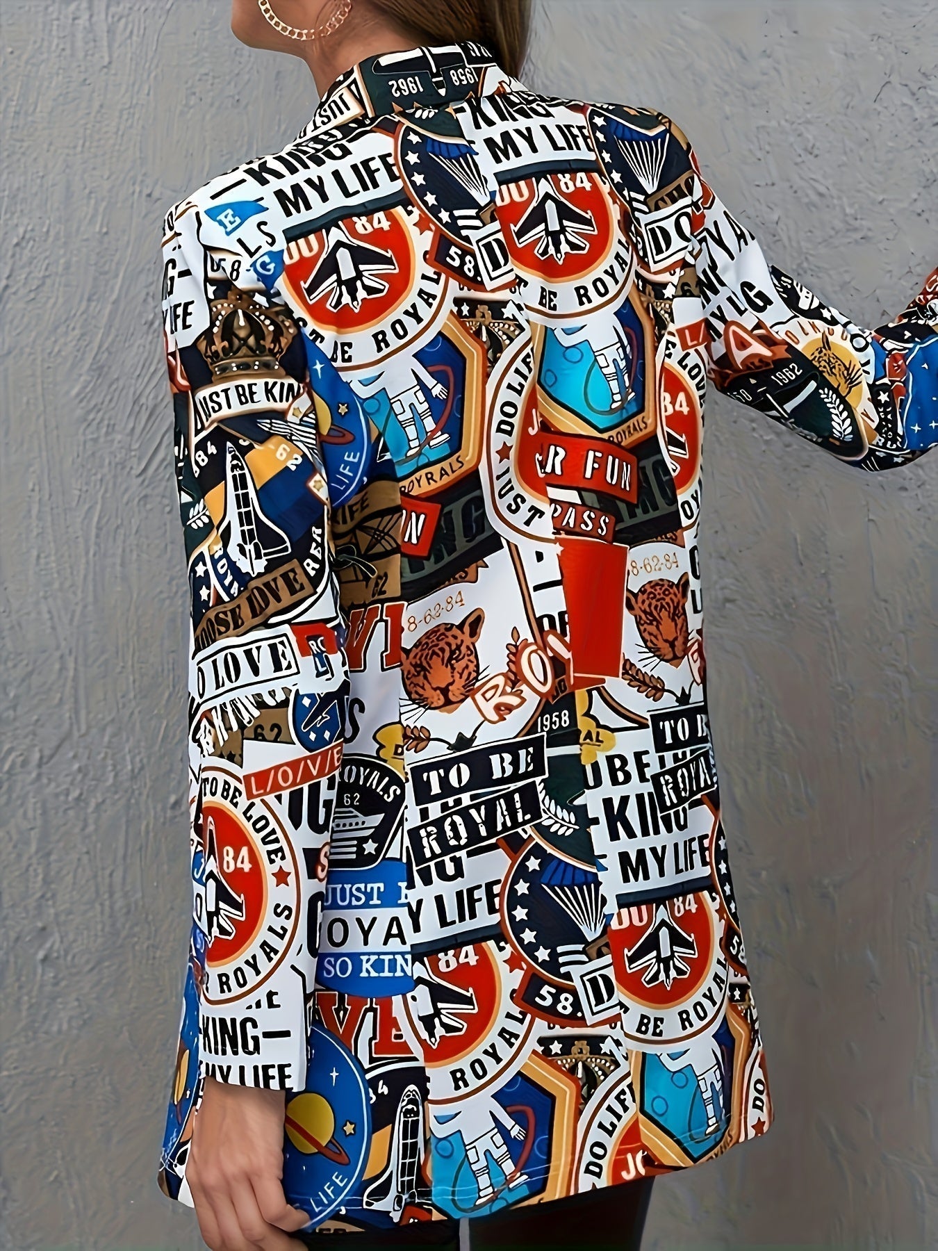 Stockholm Atelier™ - Modern Graffiti Blazer