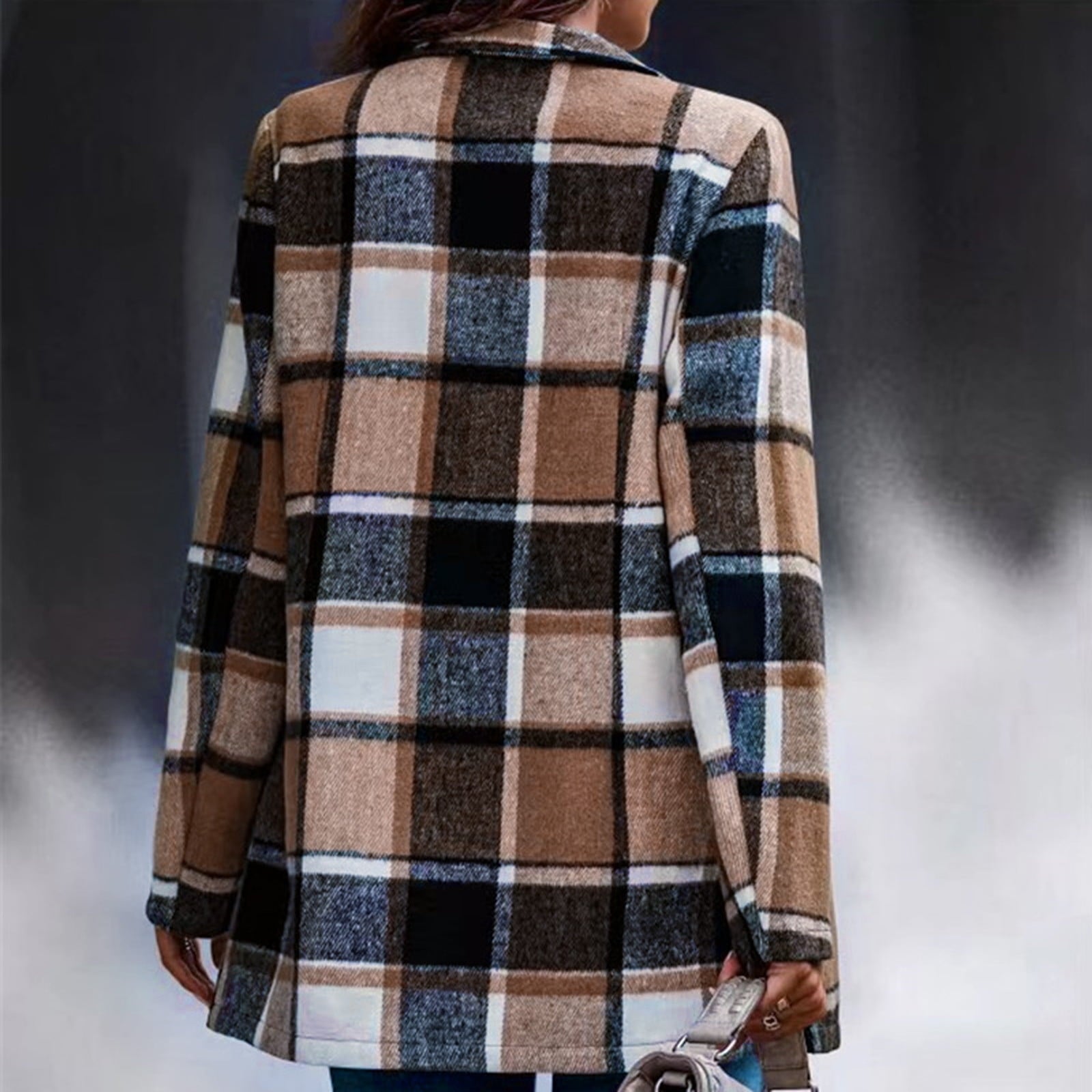 Stockholm Atelier™ - Vintage Plaid Blazer