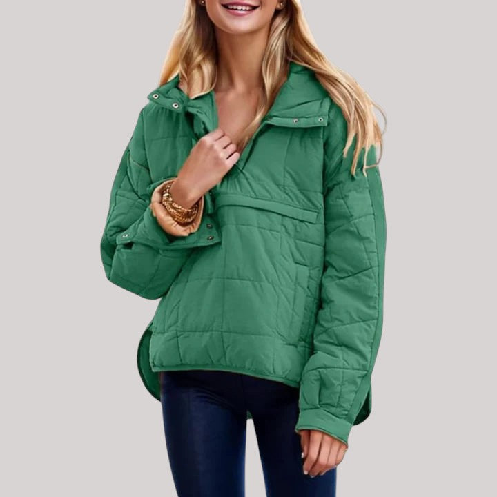 Ebella – Vattentät oversize hoodiejacka med huva