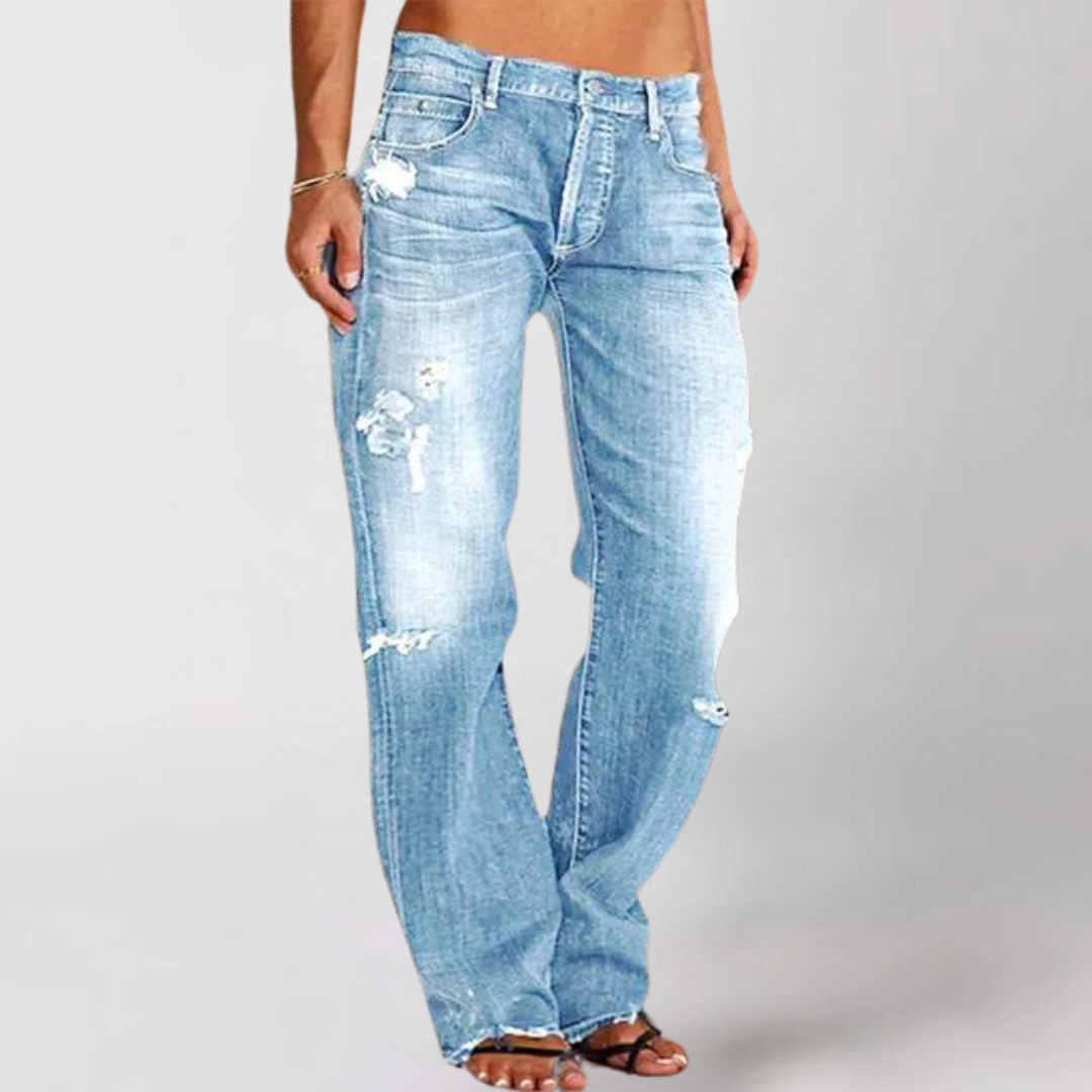 Stockholm Atelier™ | Loose Wide-Leg Denim Jeans