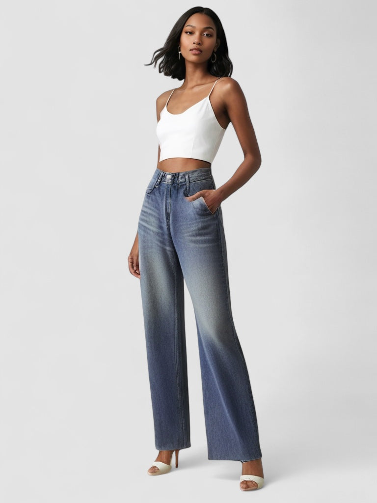Stockholm Atelier™ | Jean Large Effet Usé