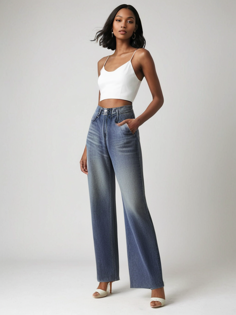 Stockholm Atelier™ | Jean Large Effet Usé