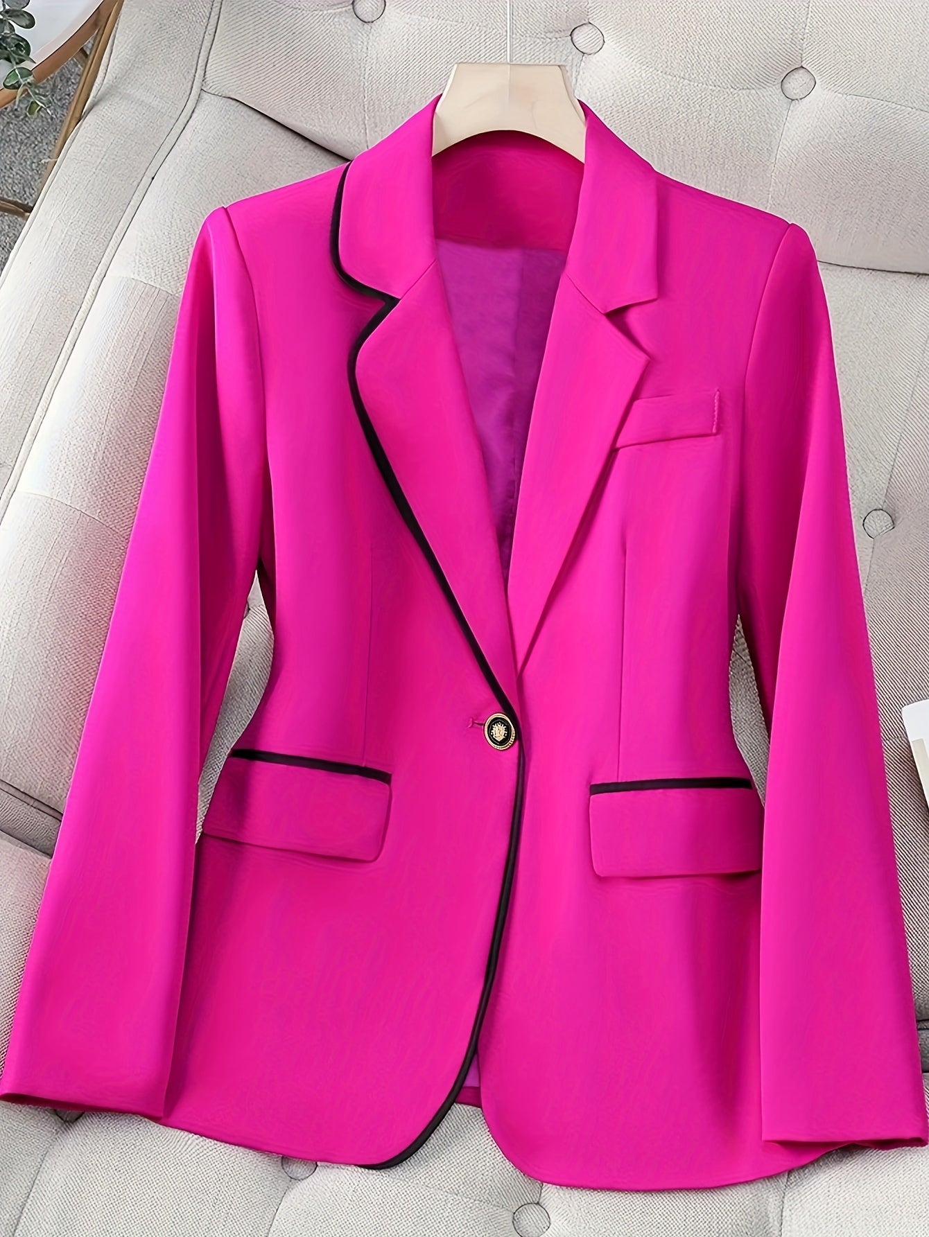 Stockholm Atelier™ - Elegant Long Sleeve Blazer