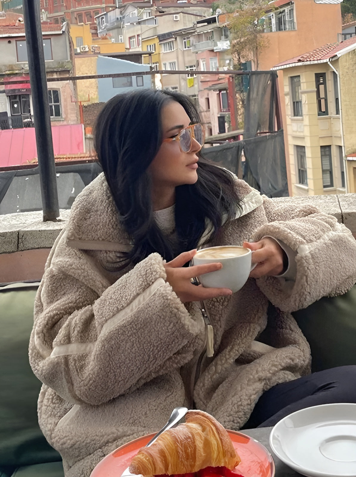 Jacky | Oversized teddyfleecjacka