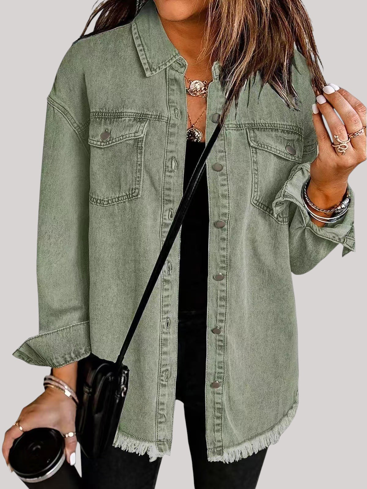 Stina | Tidlös denimjacka med fickor