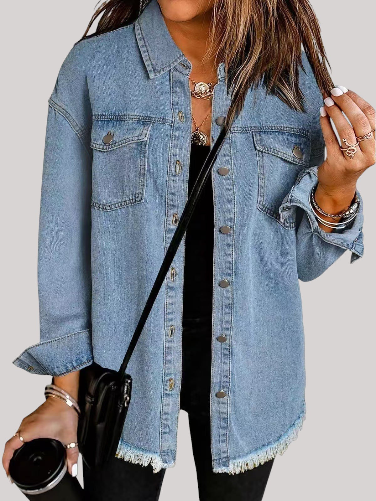 Stina | Tidlös denimjacka med fickor