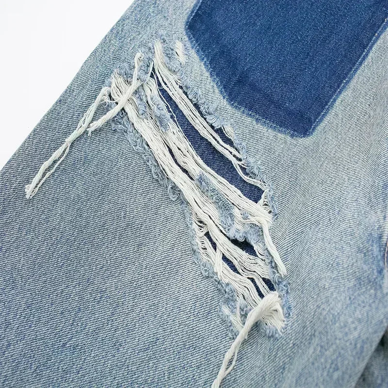 Stockholm Atelier™ | Jean Patchwork Zerstört
