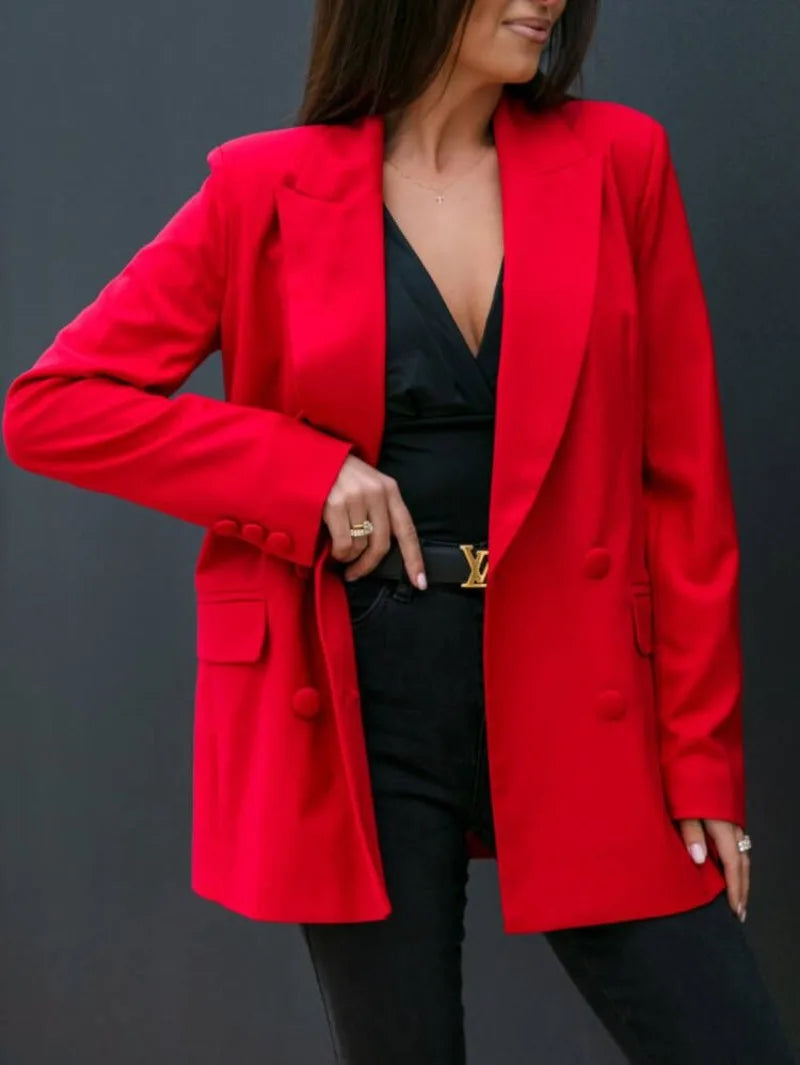 Stockholm Atelier™ - Chic Double-breasted Blazer