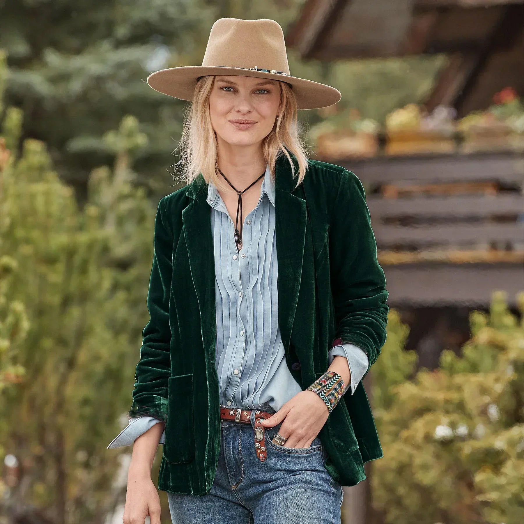 Stockholm Atelier™ - Stylish Velvet Blazer