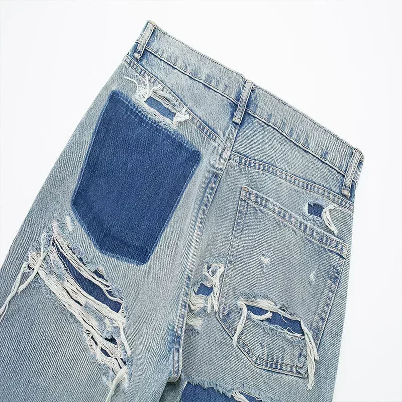 Stockholm Atelier™ | Jean Patchwork Zerstört