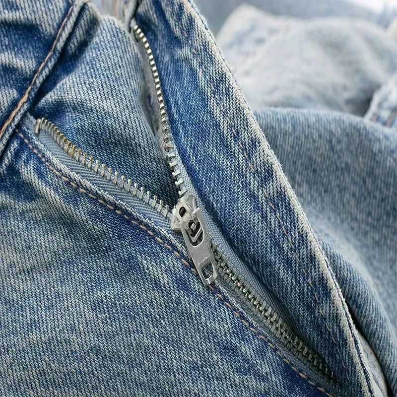Stockholm Atelier™ | Jean Patchwork Zerstört