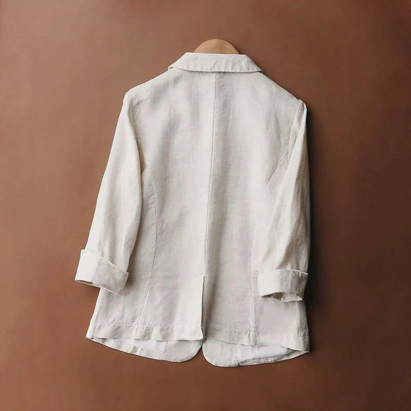 Stockholm Atelier™ - Stylish Linen Blazer