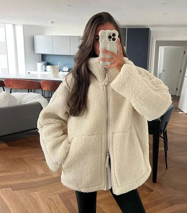 Jacky | Oversized teddyfleecjacka
