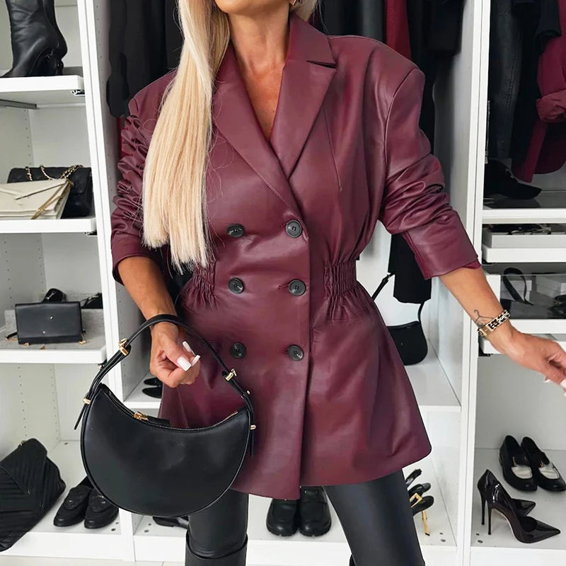 Stockholm Atelier™ - Chic Double-Breasted Blazer