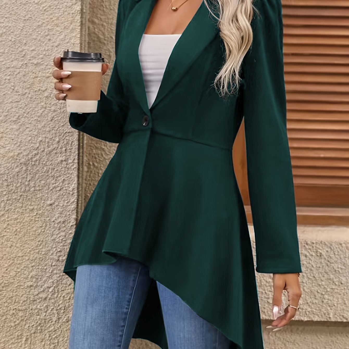 Stockholm Atelier™ - Elegant Flare Blazer