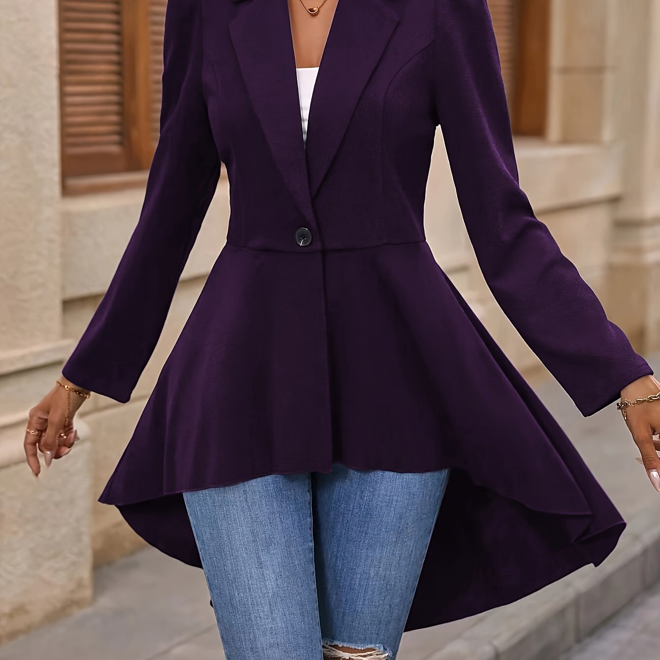 Stockholm Atelier™ - Elegant Flare Blazer