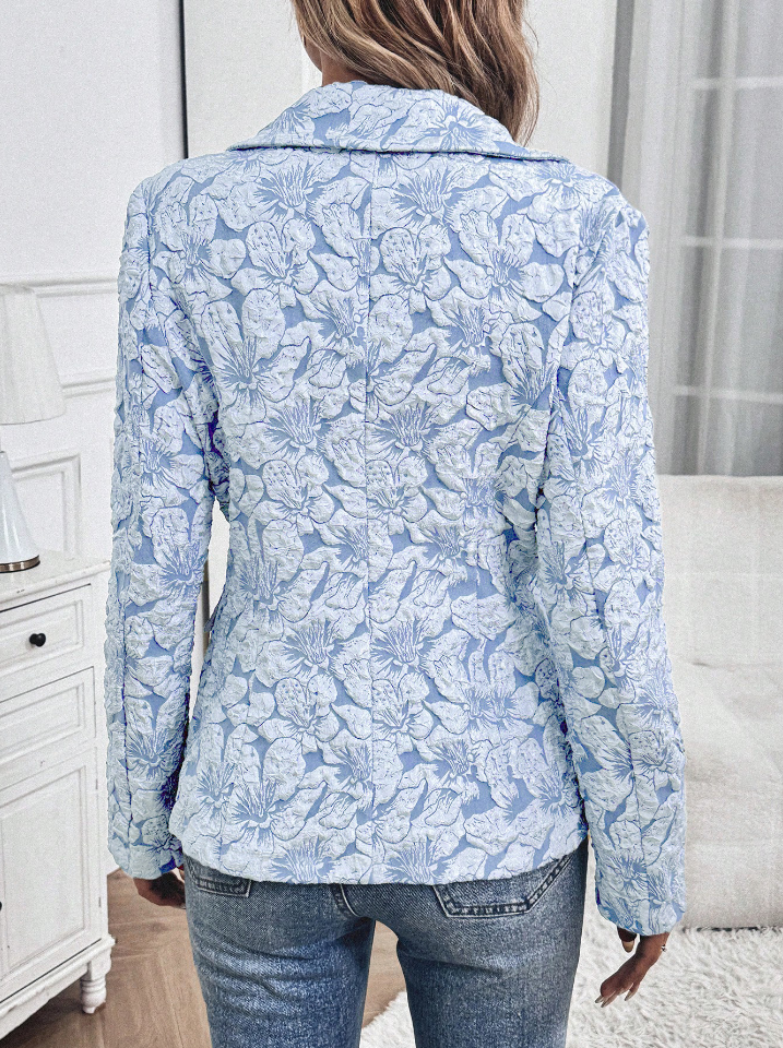 Stockholm Atelier™ - Stylish Floral Print Blazer