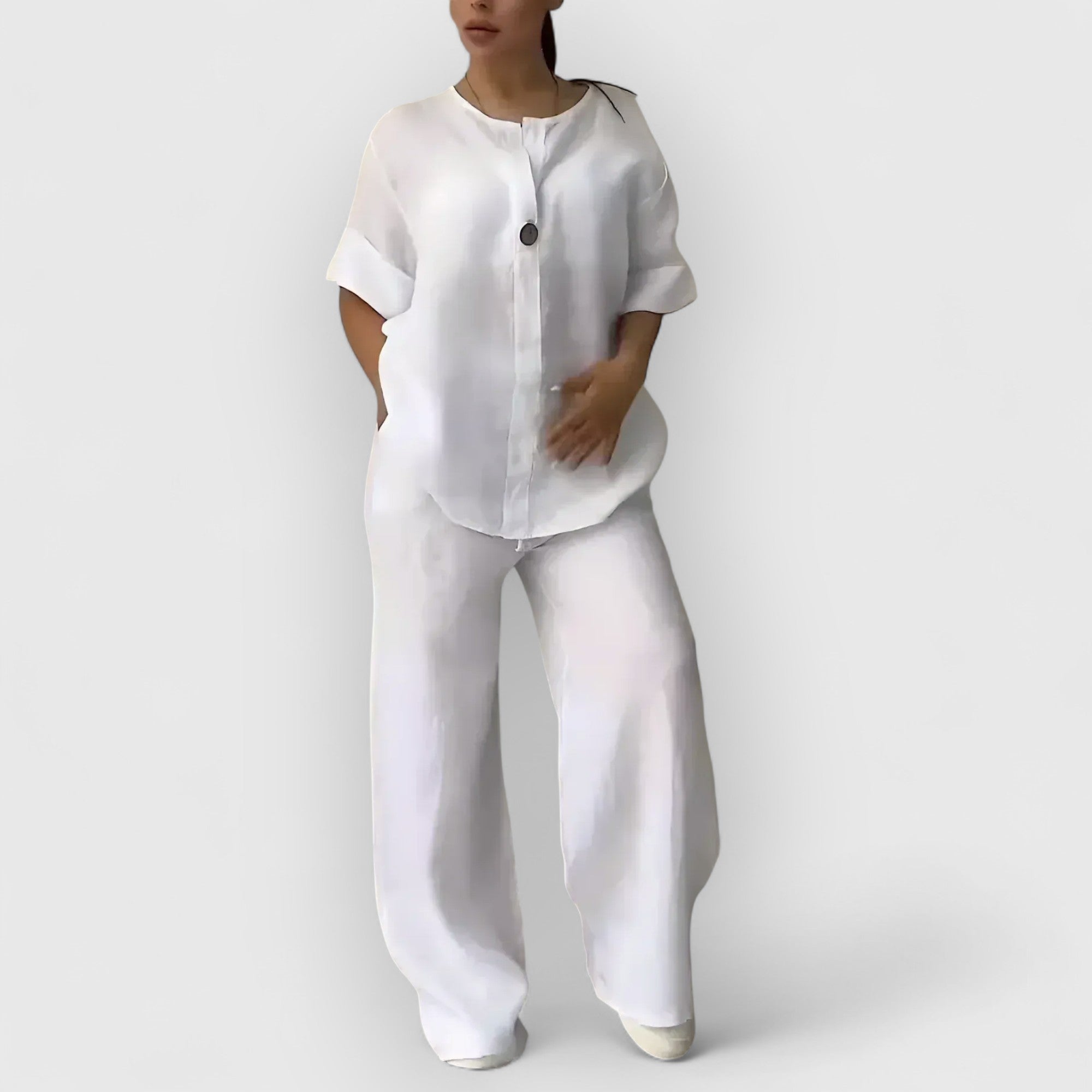 Stockholm Atelier™ | Tvådelat linneset i avslappnad, elegant stil
