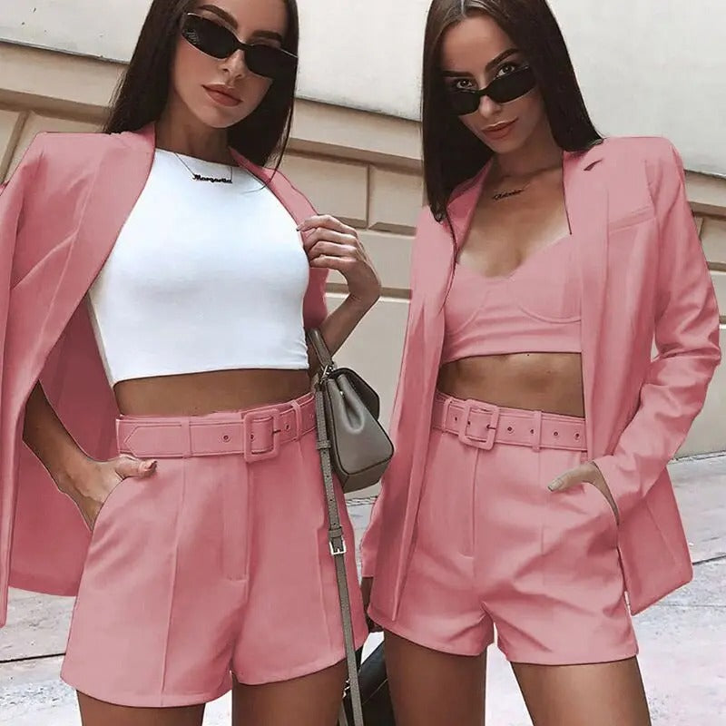 Stockholm Atelier™ - Elegant Two-Piece Suit Set