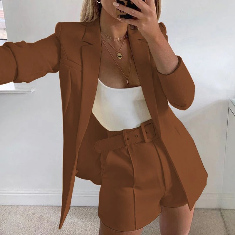 Stockholm Atelier™ - Elegant Two-Piece Suit Set