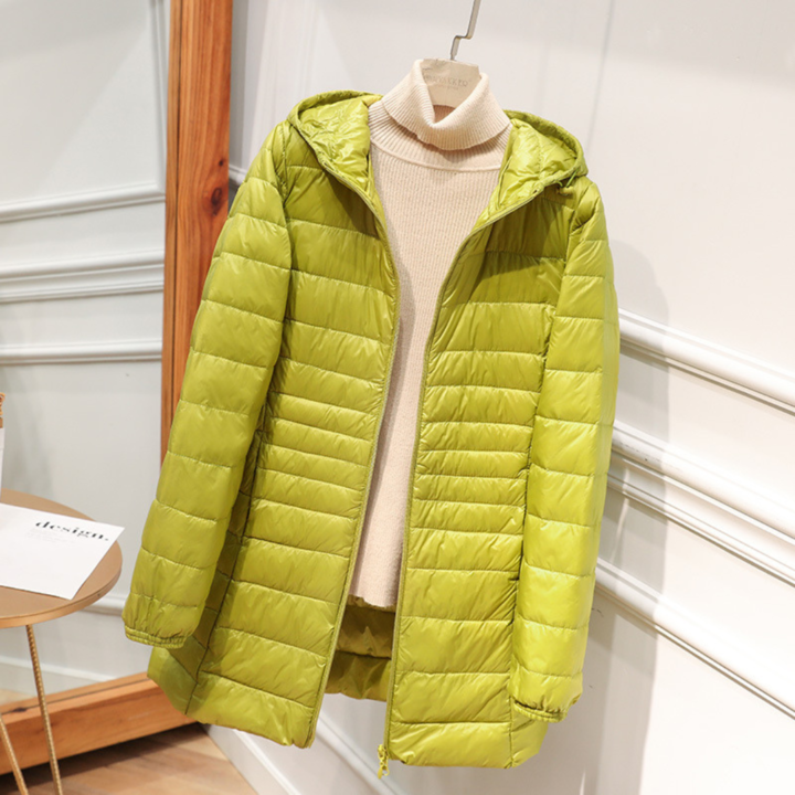 Stockholm Atelier™ | Nord - Ny jacka med vita ankfjädrar