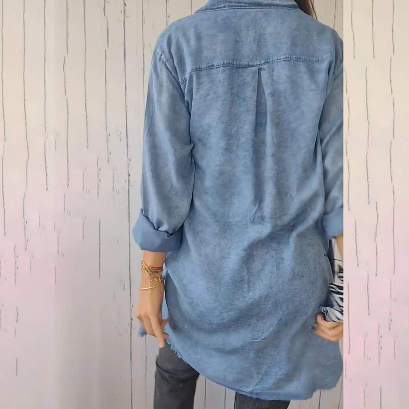 Stockholm Atelier™ - Trendy Oversized Denim Blazer