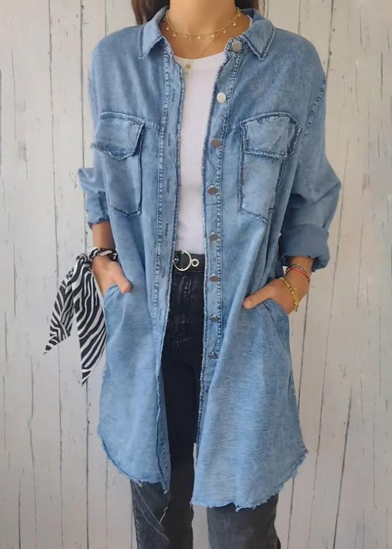 Stockholm Atelier™ - Trendy Oversized Denim Blazer